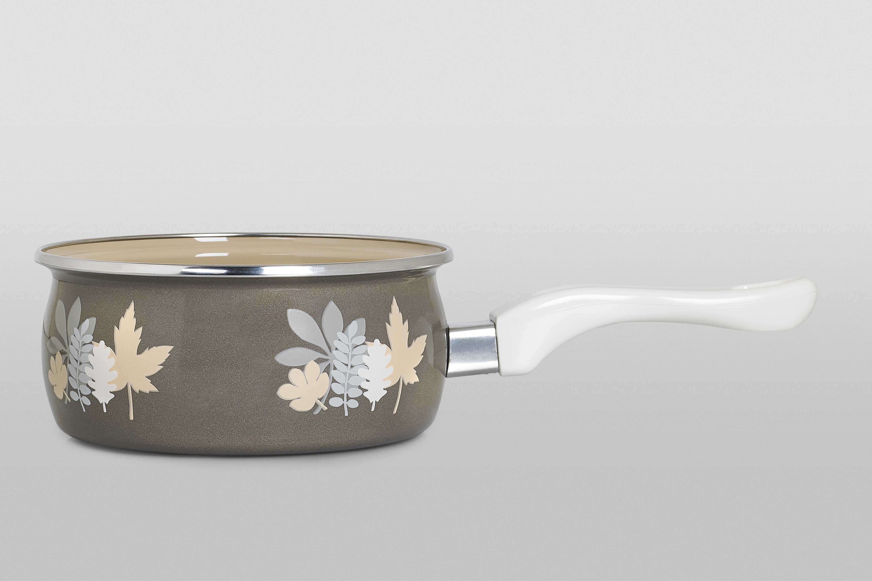 Ковш эмалированный с бакелитовой ручкой 16 см, 1.6 л