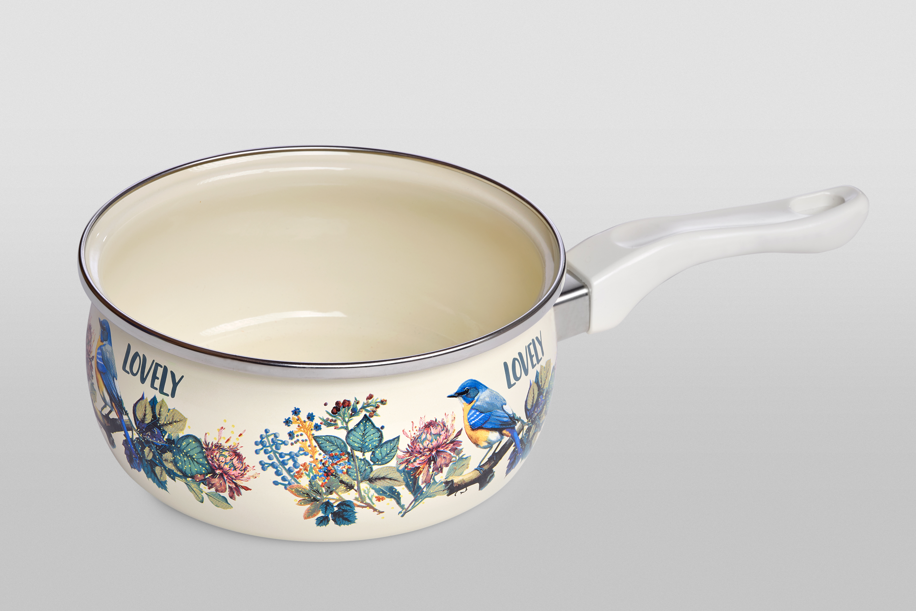 Ковш эмалированный с бакелитовой ручкой, 1.5 л