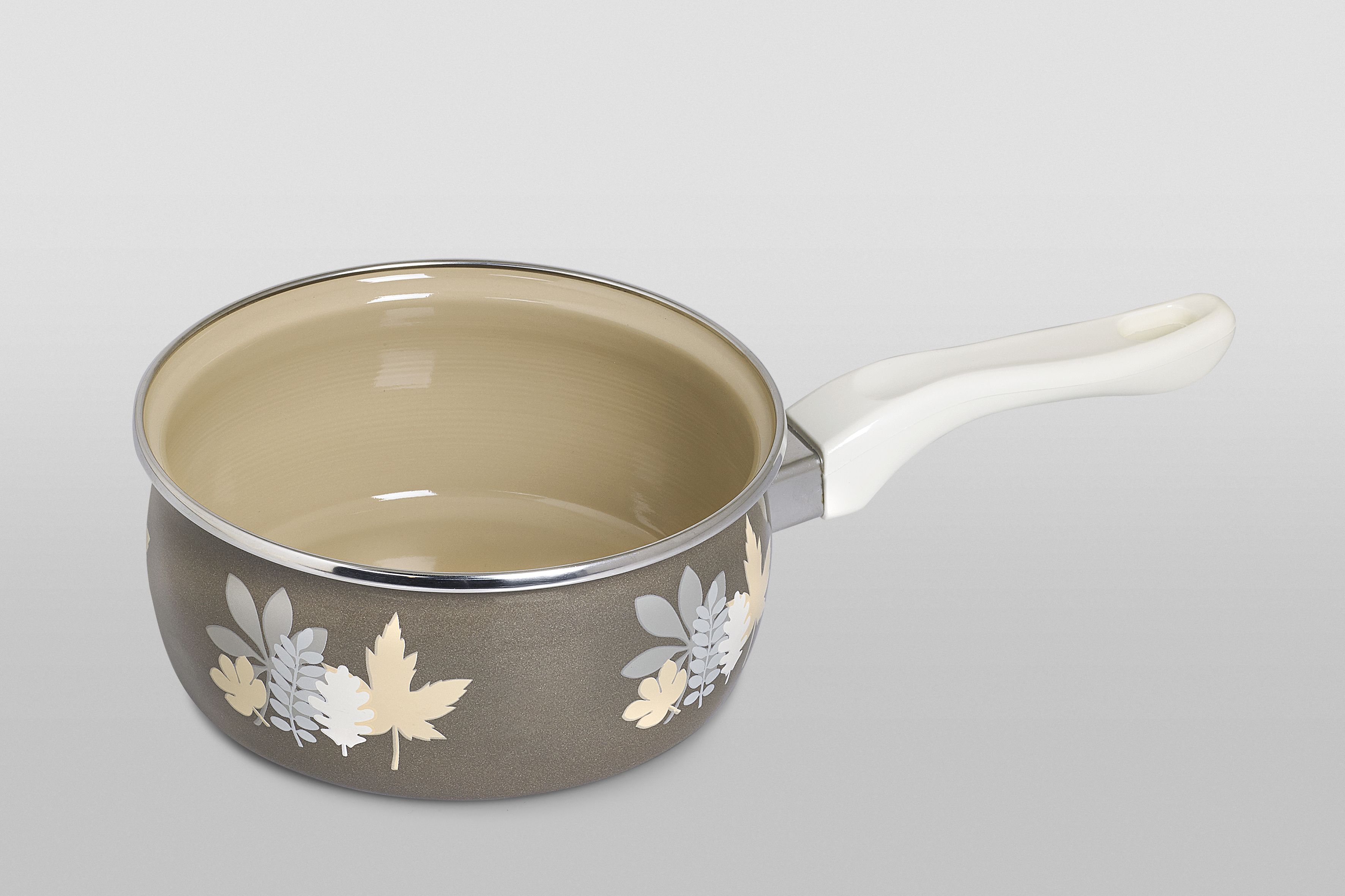 Ковш эмалированный с бакелитовой ручкой 16 см, 1.6 л