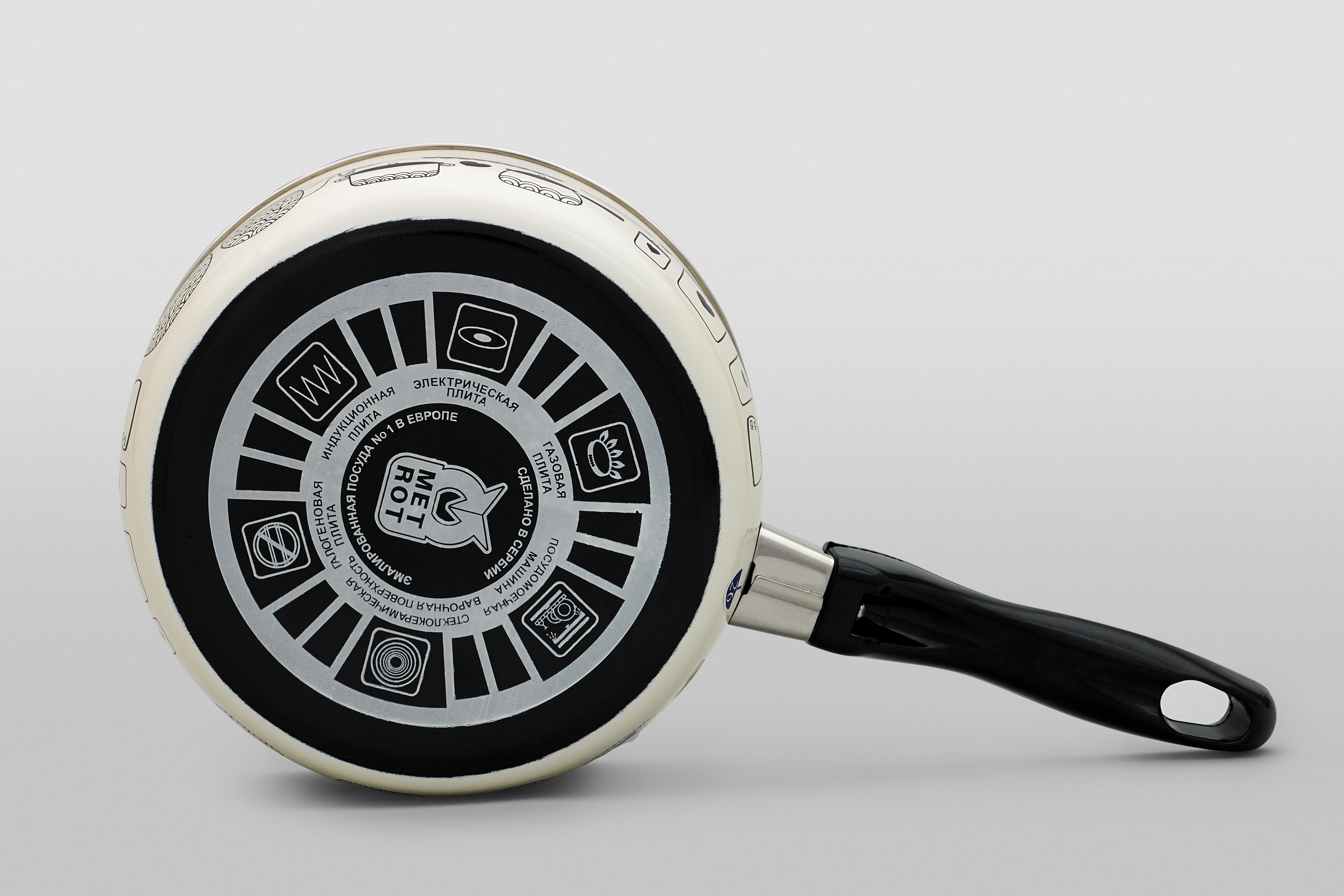 Ковш эмалированный с бакелитовой ручкой, 1.6 л