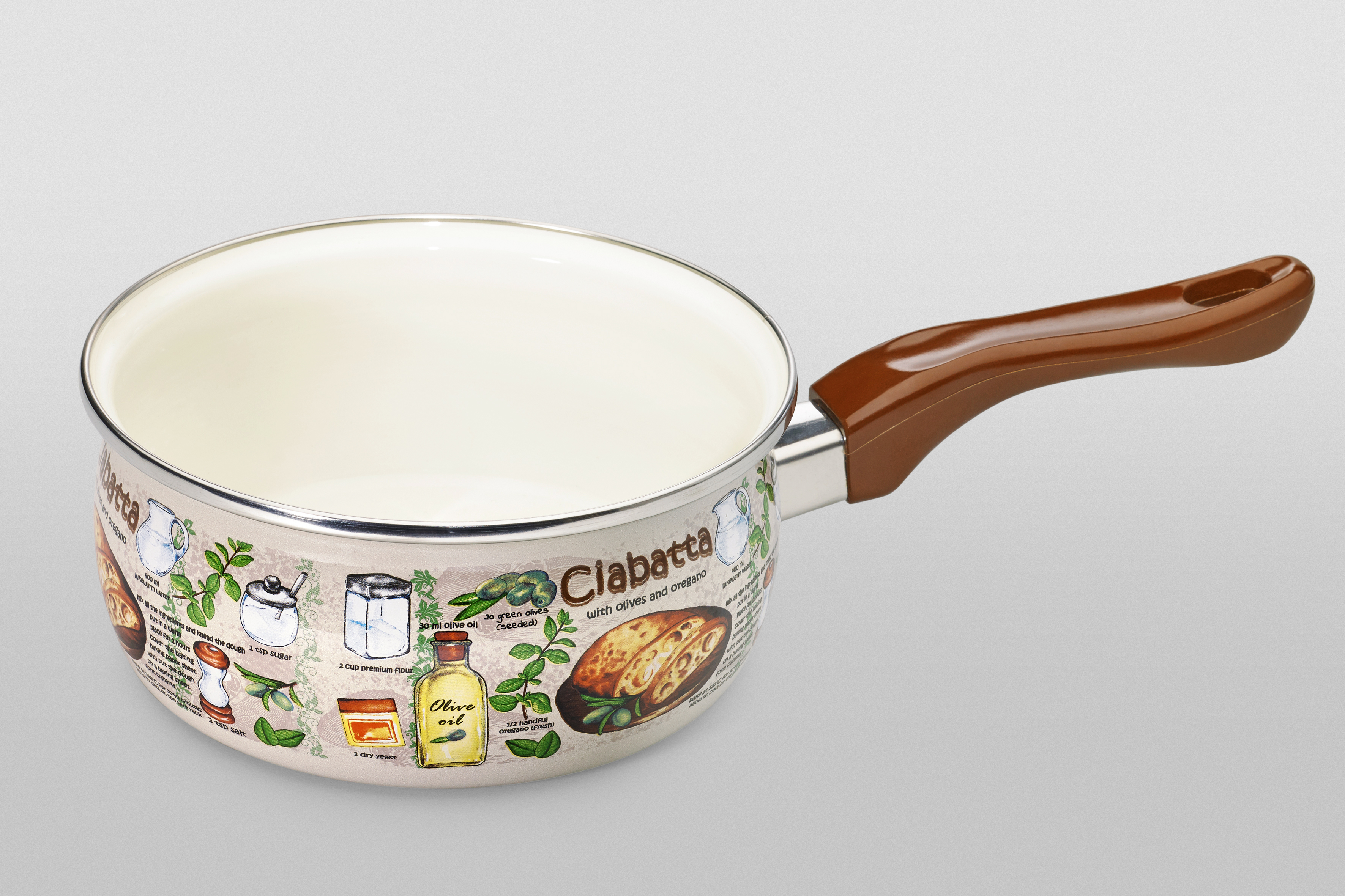 Ковш эмалированный с бакелитовой ручкой, 1.6 л