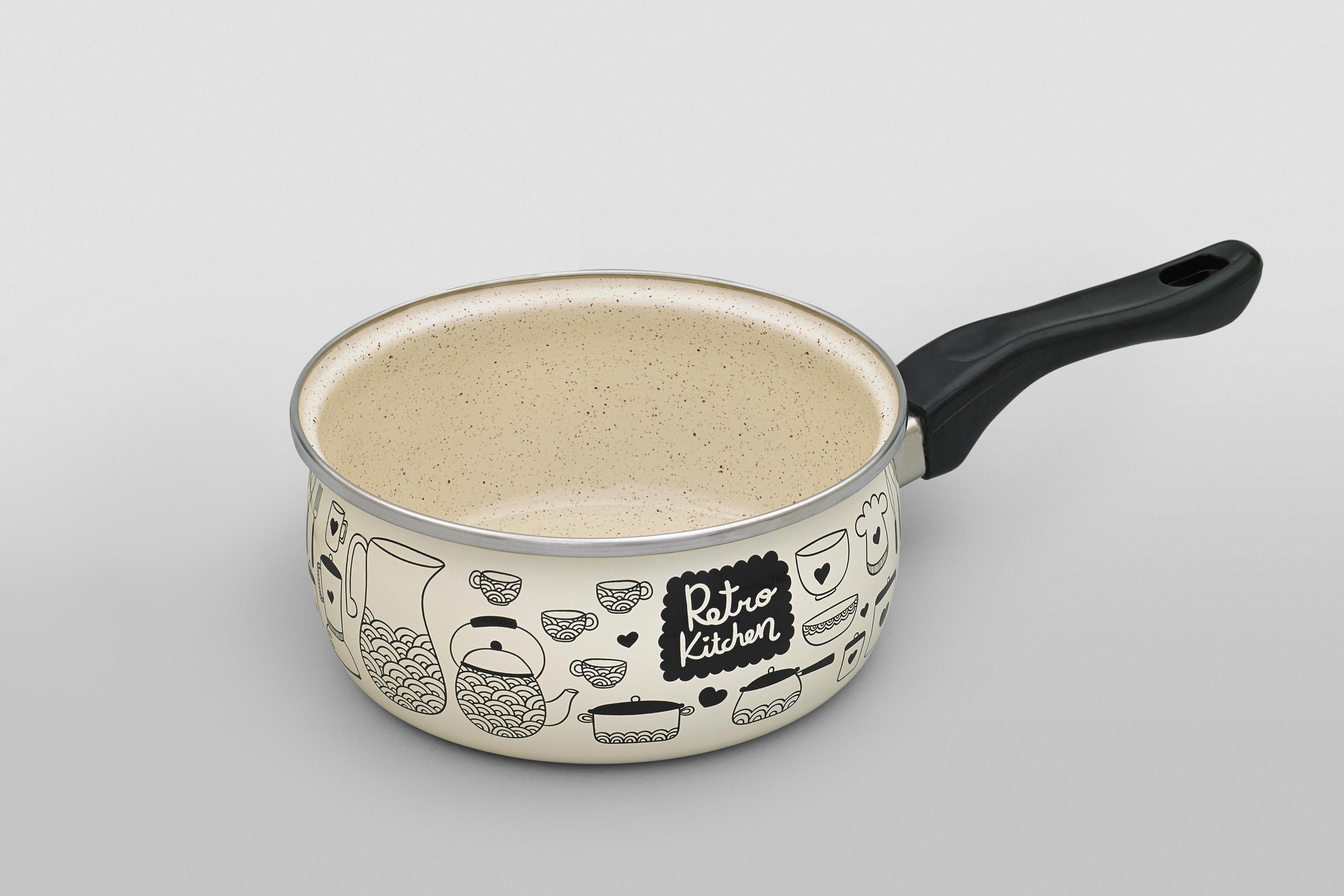 Ковш эмалированный с бакелитовой ручкой, 1.6 л