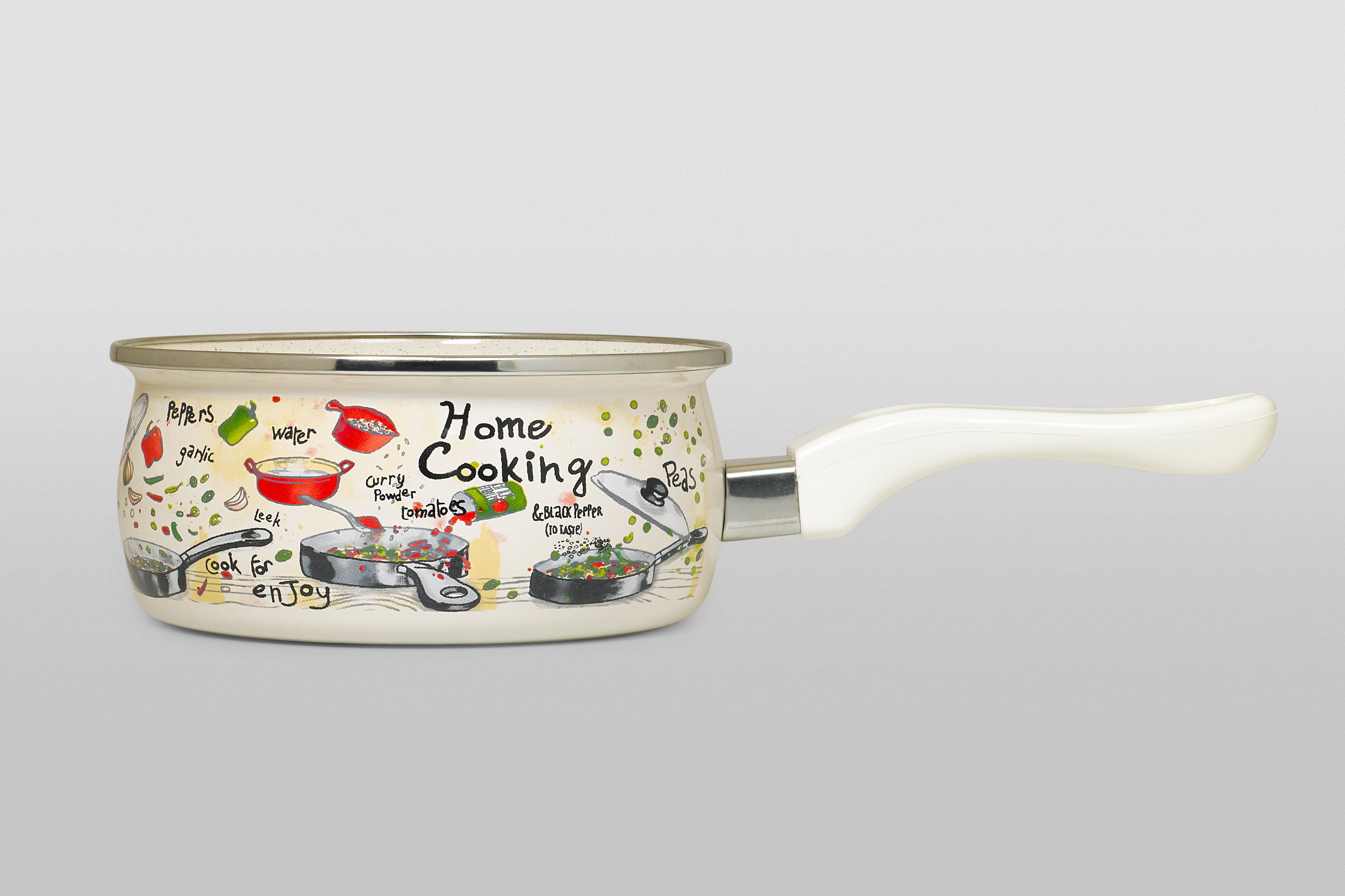 Ковш эмалированный с бакелитовой ручкой, 1.6 л