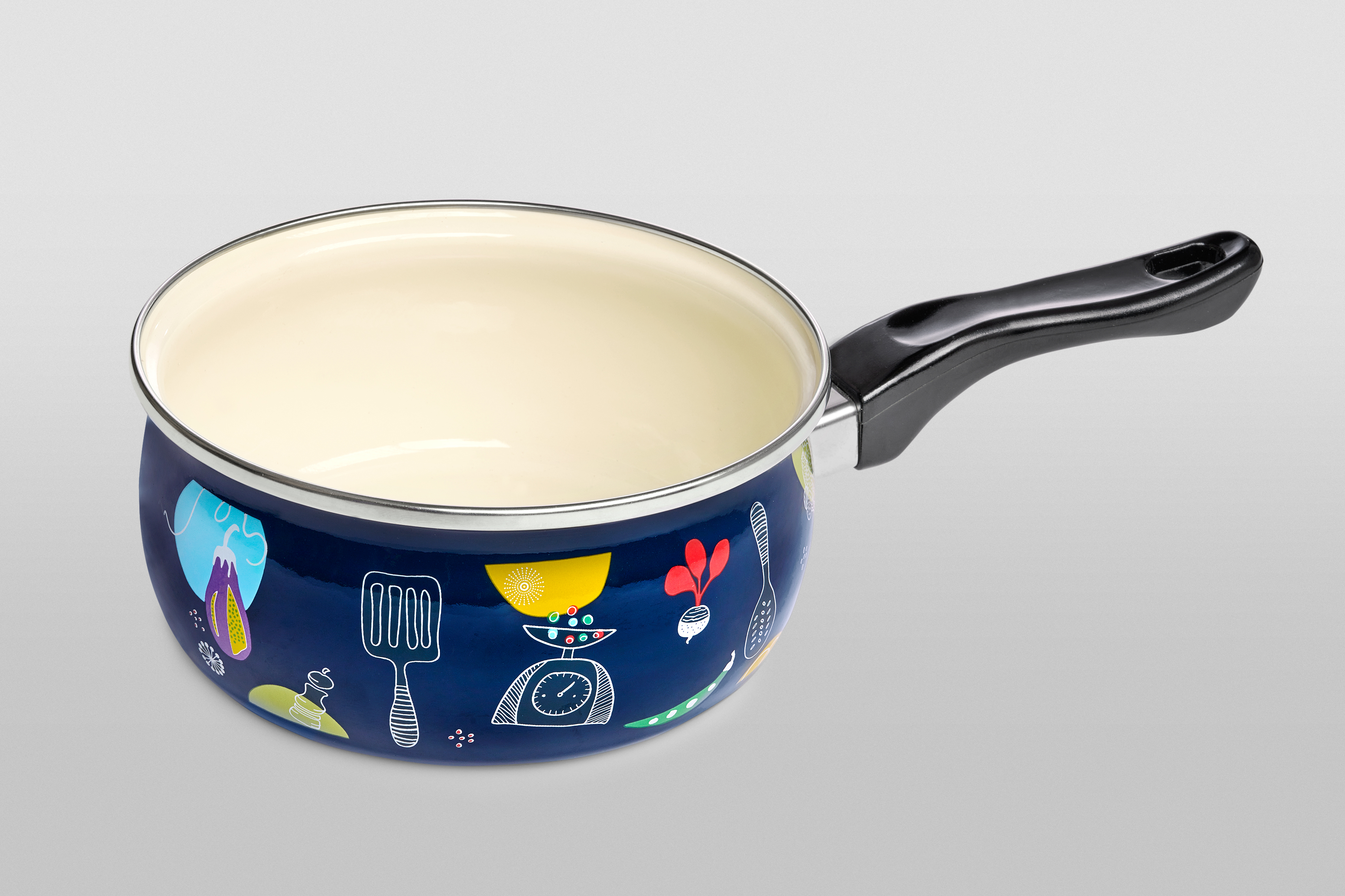 Ковш эмалированный с бакелитовой ручкой, 1.5 л