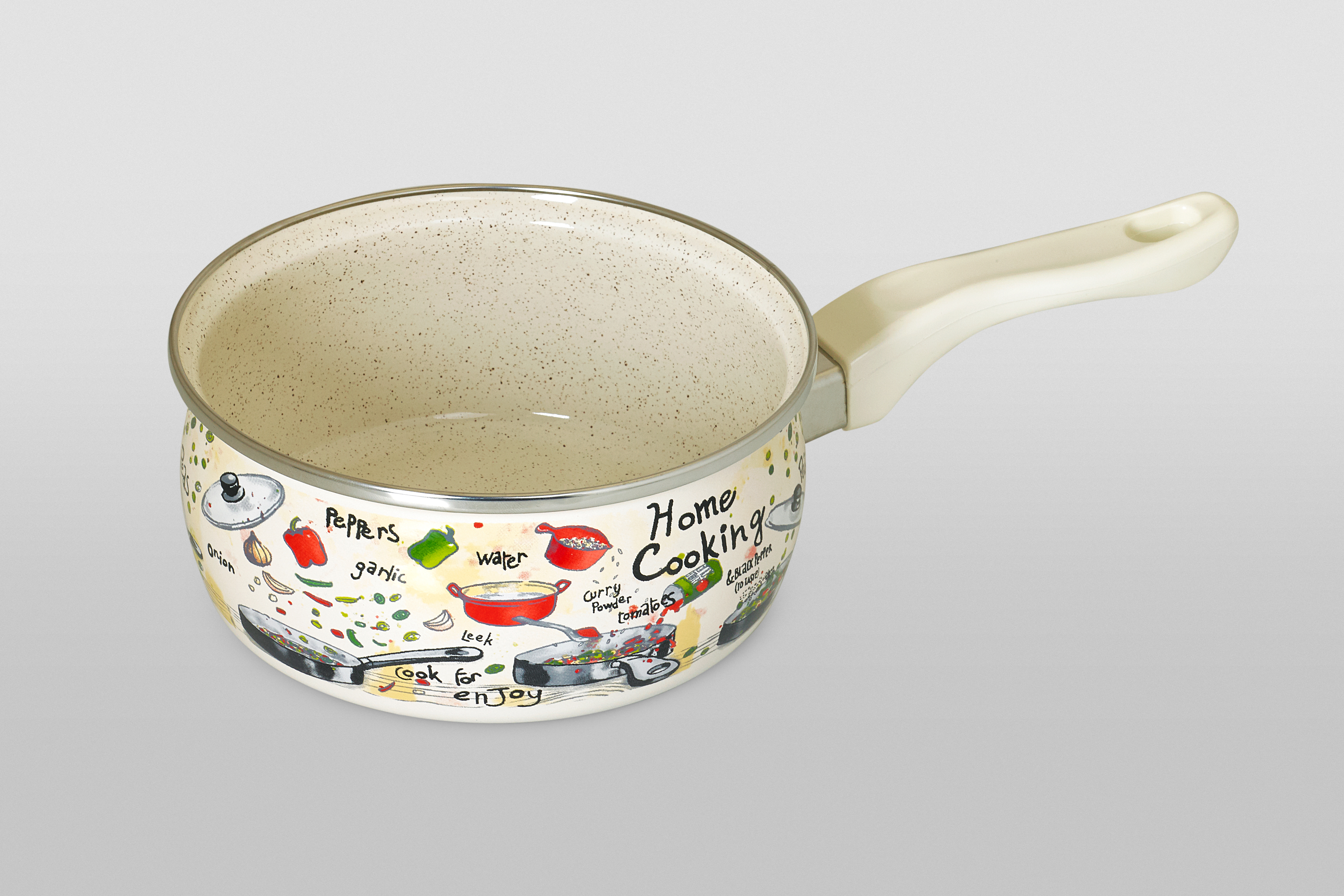 Ковш эмалированный с бакелитовой ручкой, 1.6 л